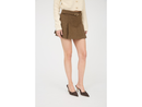 Blu Pepper Women's Box-Pleat Belted Mini Skirt