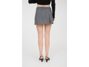 Blu Pepper Women's Box-Pleat Belted Mini Skirt