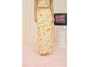 Blu Pepper Women's Floral Fit and Flare Maxi Skirt