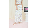 Blu Pepper Women's Floral Fit and Flare Maxi Skirt