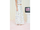 Blu Pepper Women's Floral Fit and Flare Maxi Skirt