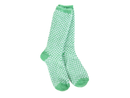 World's Softest Socks Women's Holiday Checked Feather Crew