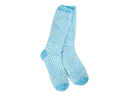 World's Softest Socks Women's Holiday Checked Feather Crew