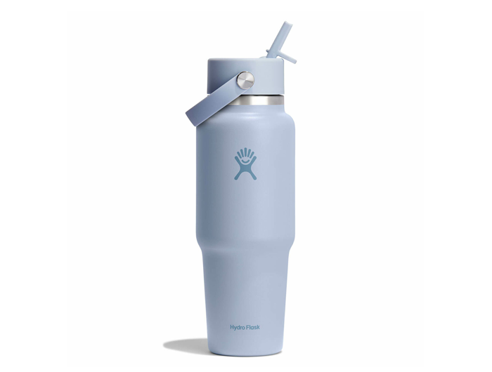 18 oz hydro flask with straw lid Hydro Flask 32 oz Wide Mouth Travel Bottle with Flex Straw Cap