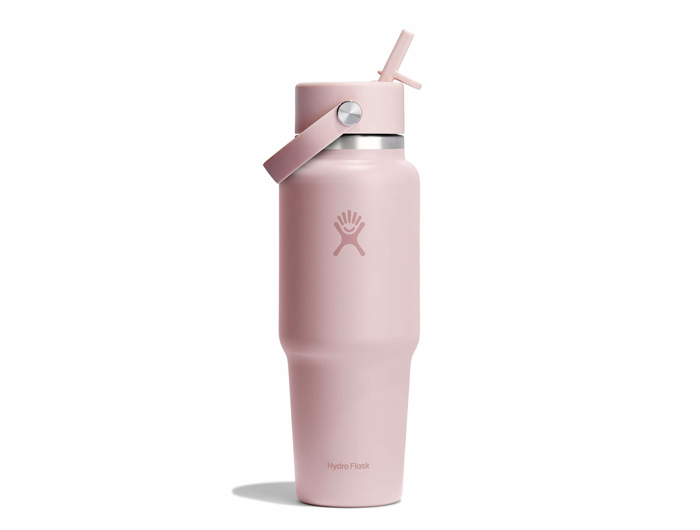 Hydro Flask 32oz Wide Flex Straw Travel Bottle Botanical Bliss/Agave