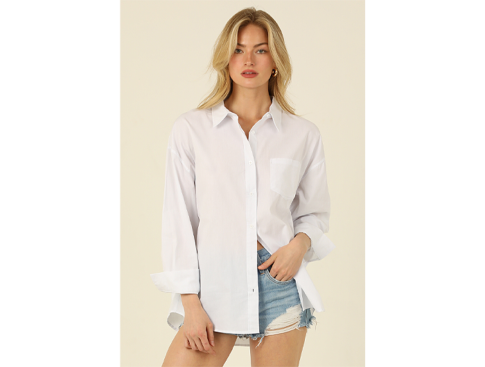 Angie Women's Relaxed Oxford Shirt