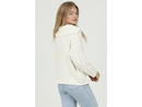 Angie Women's V-Neck Drape Collar Sweater - FINAL SALE