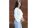 Angie Women's V-Neck Bell Sleeve Sweater - FINAL SALE