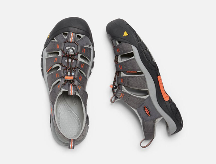 KEEN Men\'s Sandals in Gray and Orange s-l400.jpg main image 2
