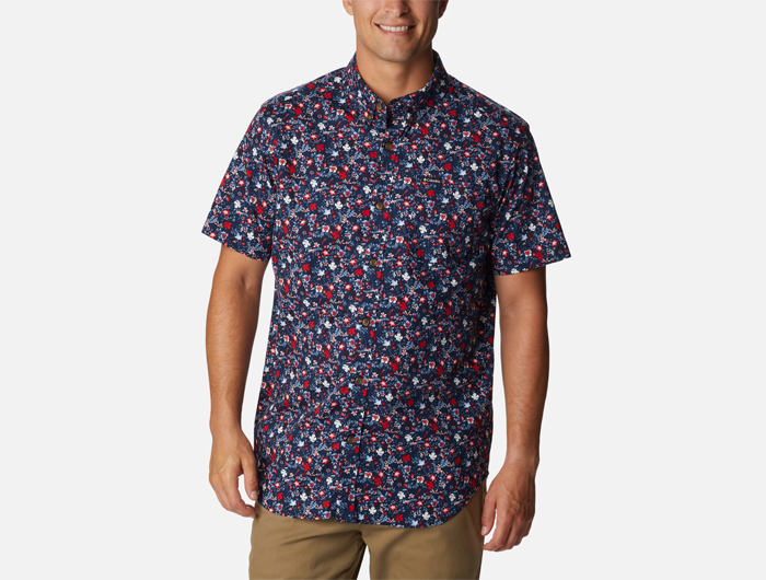 Columbia Men's Rapid Rivers™ Printed Short Sleeve Shirt