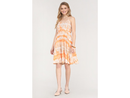 Chris & Carol Women's High Waisted Tie Dye Dress