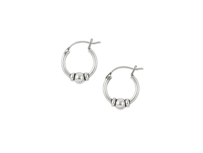 Tomas Bali Bead Hoops - 10mm