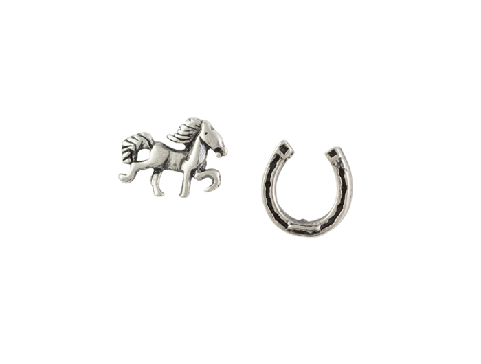 Tomas Horse & Horseshoe Post Earring