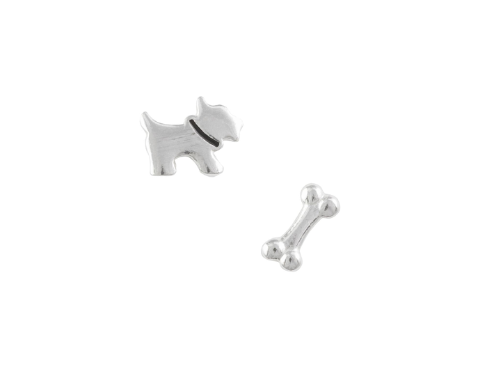 Tomas Dog & Bone Post Earring