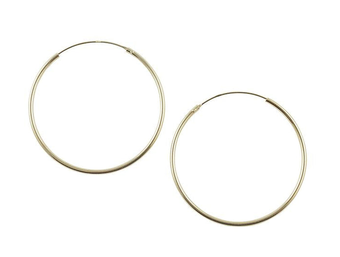 Tomas Gold Endless Hoops - 50mm