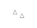 Tomas Minimal Triangle Outline Post Earring