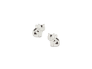 Tomas Black Tabby Cat Post Earring