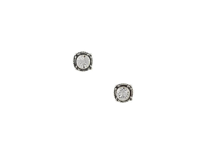Tomas Antique Crystal Post Earring