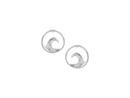 Tomas Circle Waves Post Earring