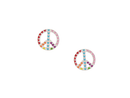 Tomas Peace & Love Post Earring