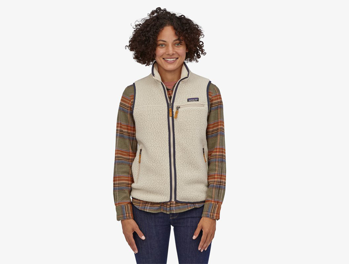 Patagonia women's retro pile fleece vest deals