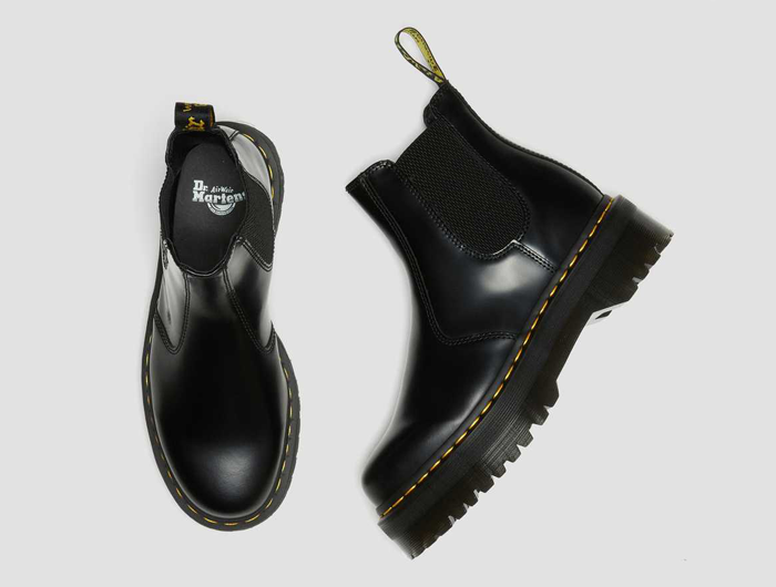 Dr. Martens 2976 Polished Smooth Platform Chelsea Boots