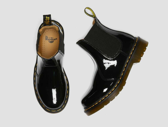 Dr. Martens Women's 2976 Patent Leather Chelsea Boots