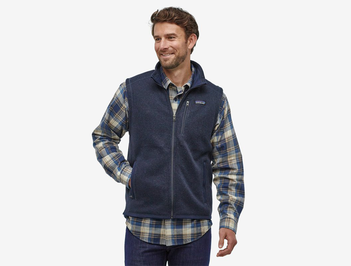 fleece vest over dress shirt The Corporate Fleece Vest Look