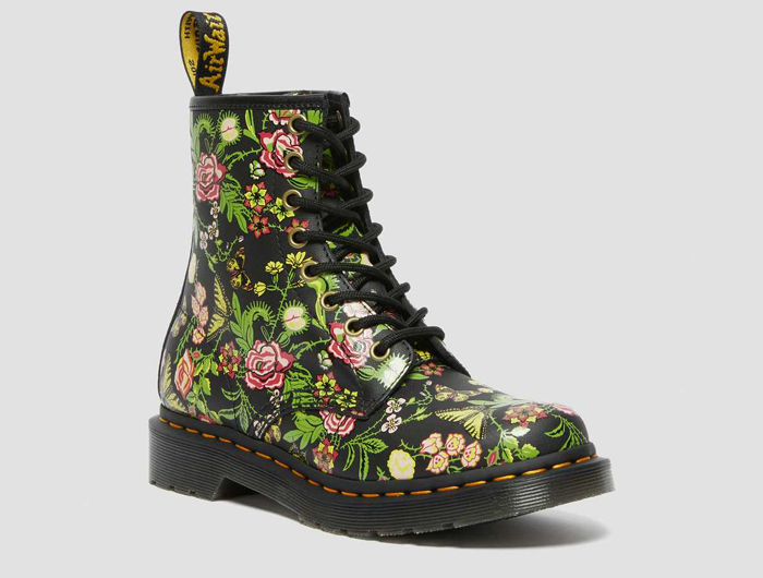 Dr. Martens Women's 1460 Floral Bloom Leather Boots