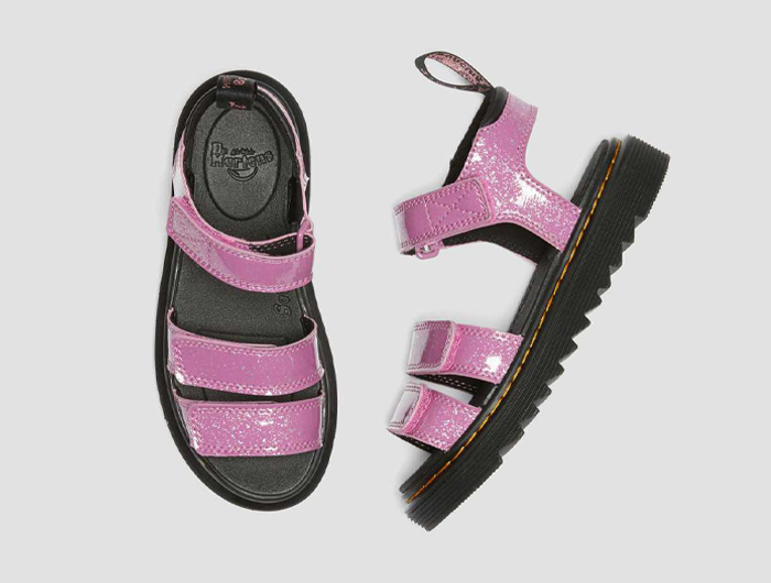 Dr. Martens Junior Klaire Glitter Sandals