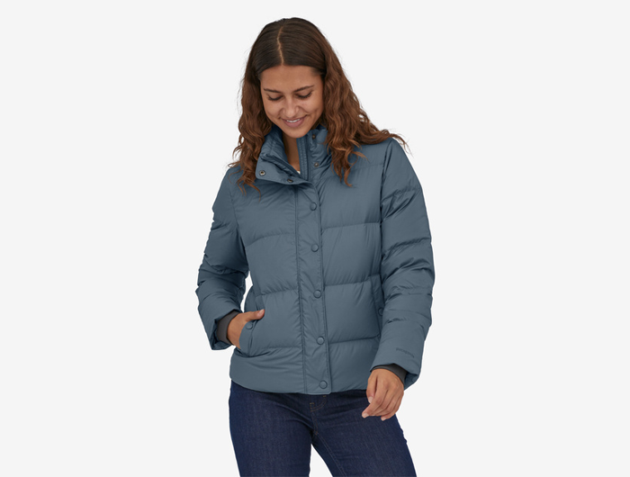 Patagonia womens silent down jacket sale