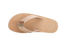 Rainbow Men's Single Layer Premium Leather Flip Flop