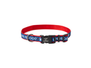 Life is Good Canvas Dog Collar - Patriotic Eagle