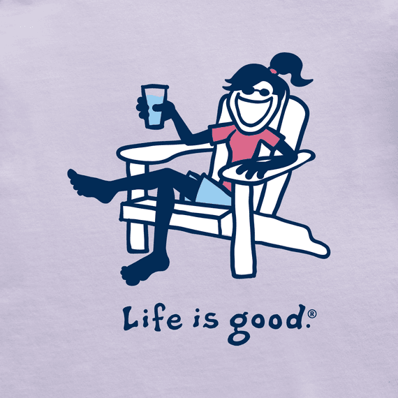 Life is Good Women's Vintage Crusher Tee - Adirondack Jackie