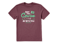Life is Good Men's Crusher Tee - May the Course