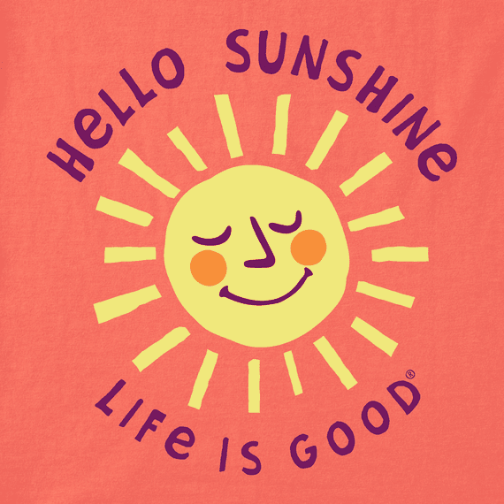 Life is Good Kid's Crusher Tee - Hello Sunshine