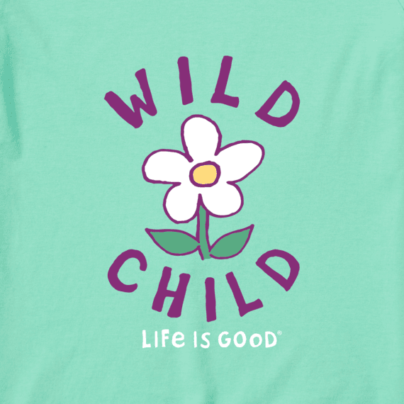 Life is Good Kid's Long Sleeve Crusher Tee - Wild Child