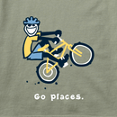 Life is Good Kid's Vintage Crusher Tee - Go Places Jake