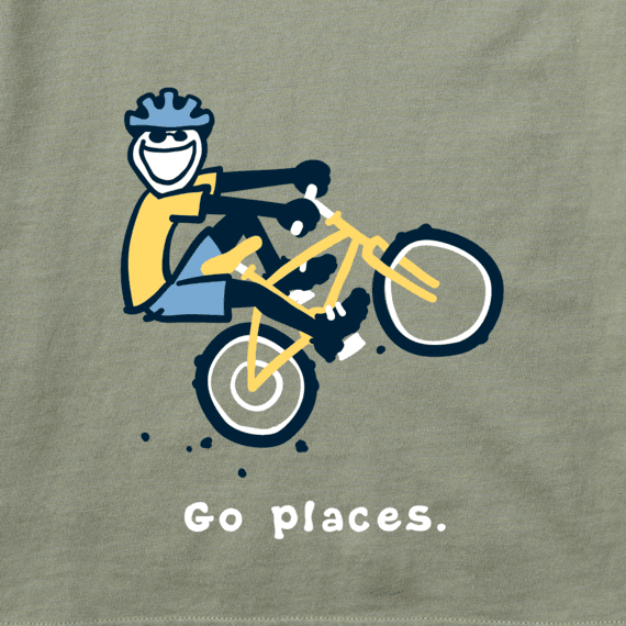Life is Good Kid's Vintage Crusher Tee - Go Places Jake