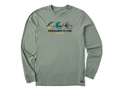 Life is Good Men's Long Sleeve Crusher Lite - Frequent Flyer
