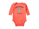 Life is Good Infant Long Sleeve Crusher Baby Bodysuit - Hard to Handle