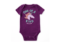 Life is Good Infant Crusher Baby Bodysuit - One of a Kind Unicorn