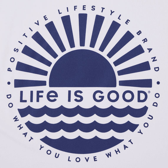 Life is Good Men's Active Tee - Sunset on the Water