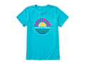 Life Is Good Women's Crusher Lite Tee - Sunset on the Water