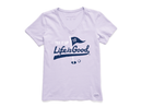 Life Is Good Women's Crusher Lite Vee - Tee It Up Tailwhip