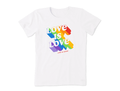 Life is Good Women's Crusher Tee - Love is Love Rainbow