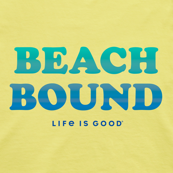 Life Is Good Women's Crusher Lite Tee - Beach Bound Typography
