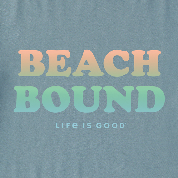 Life Is Good Men's Crusher Lite Tee - Beach Bound Typography