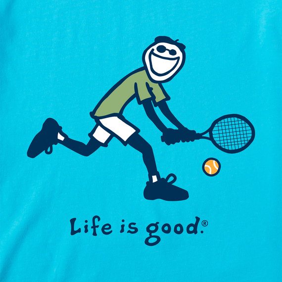 Life is Good Men's Vintage Crusher Tee - Jake Tennis