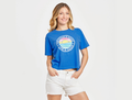 Life is Good Women's Boxy Crusher Tee - The Ocean Is Magic Coin